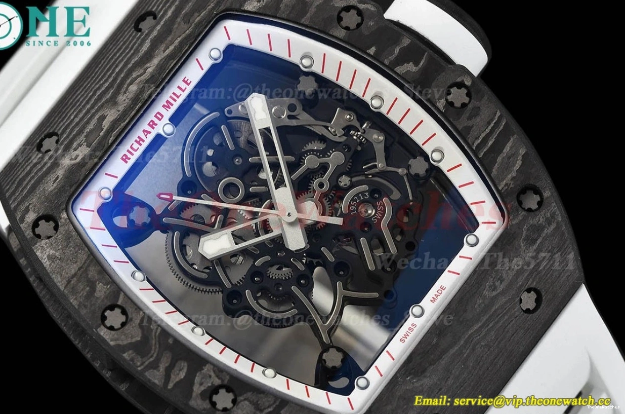 RU NTPT RMUL2 White APS Skeleton Super Clone Crown Dial RM055 0325